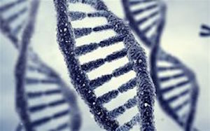 DNA strenge, blå